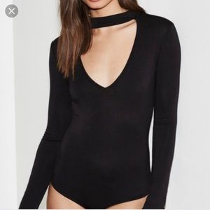 Black Long Sleeve Bodysuit